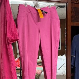 NWT Ruby Rd  Pink Women's ankle pant